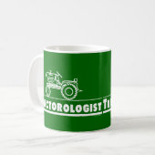 Grüner Traktor Kaffeetasse (Vorderseite Links)