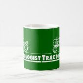 Grüner Traktor Kaffeetasse (Mittel)