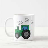 Grüner Traktor Kaffeetasse (Links)
