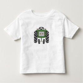 Grüner Traktor Kleinkind T-shirt