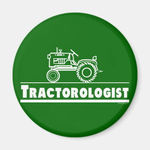 Grüner Traktor Magnet