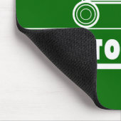 Grüner Traktor Mousepad (Ecke)