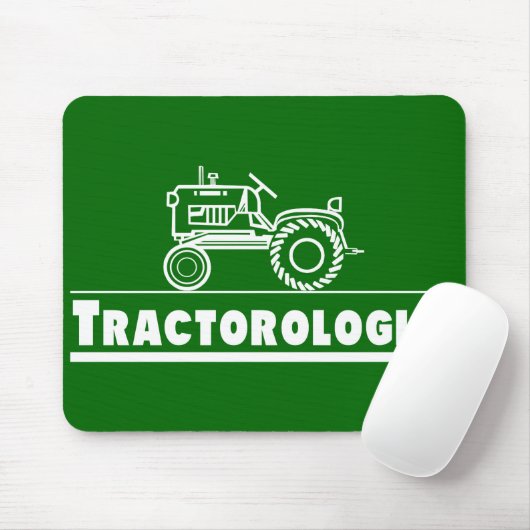 Grüner Traktor Mousepad (Mit Mouse)