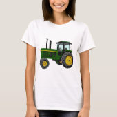Grüner Traktor T-Shirt (Vorderseite)
