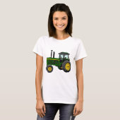 Grüner Traktor T-Shirt (Vorne ganz)