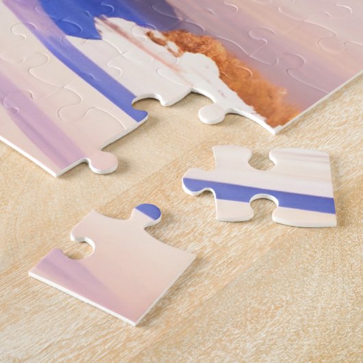 Grüner Traktor und Roter Stall Puzzle (Seite)