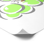 Grüner Traubenkern Poster (Ecke)