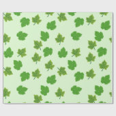 Grüner Traubenleaf Geschenkpapier (Flach)