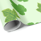 Grüner Traubenleaf Geschenkpapier (Rolleneckpunkt)