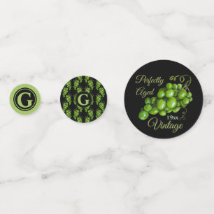 Grüner Traubentisch Confetti Konfetti