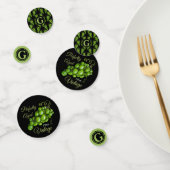 Grüner Traubentisch Confetti Konfetti (Gruppe)