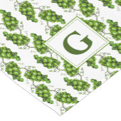 Grüner Traubentisch Kurzer Tischläufer (Ecke)
