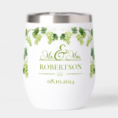 Grüner Traubenwein (Rückseite)
