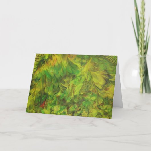 grüner Traum Karte (Vorderseite)