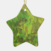 grüner Traum Keramik Ornament (Links)