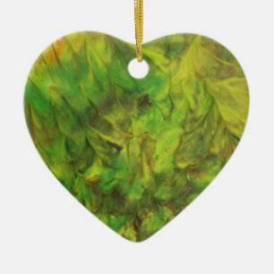 grüner Traum Keramikornament