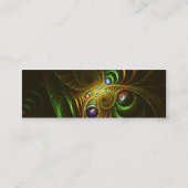 Grüner Traum Mini Visitenkarte (Rückseite)