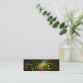 Grüner Traum Mini Visitenkarte (Stehend Vorderseite)