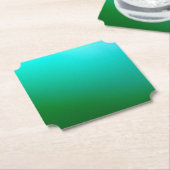 Grüner Traum Papier Untersetzer (angewinkelt)