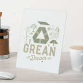 Grüner Traum Sockelschild (In SItu)