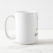 grüner Trauzeuge Name Buchstabe Datum männlich Pas Kaffeetasse (Links)