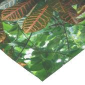 Grüner Tropenwald Kurzer Tischläufer (Ecke)