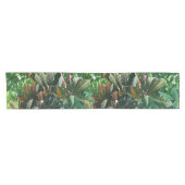 Grüner Tropenwald Kurzer Tischläufer (Horizontal)