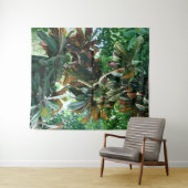 Grüner Tropenwald Wandteppich (Beispiel (Horizontal))