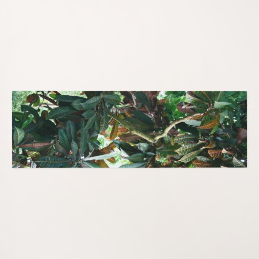 Grüner Tropenwald Yogamatte (Rückseite (Horizontal))