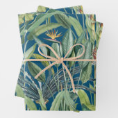 Grüner Tropischer Dschungel Banana Tree Strelitzia Geschenkpapier Set (Beispiel)
