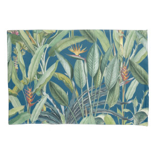 Grüner Tropischer Dschungel Banana Tree Strelitzia Kissenbezug