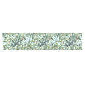 Grüner Tropischer Dschungel Banana Tree Strelitzia Kurzer Tischläufer (Horizontal)