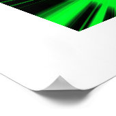 Grüner Tunnel Poster (Ecke)