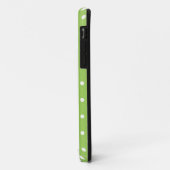 Grüner Tupfen Case-Mate iPhone Hülle (Hinten/Links)
