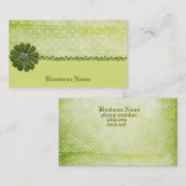 Grüner Tupfen Visitenkarte (Vorne/Hinten)