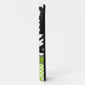Grüner Tupfenzebra-Streifen iPhone 5 Kasten Case-Mate iPhone Hülle (Hinten/Links)