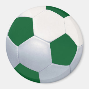 Grüner u. weißer Fußball-Magnet Magnet