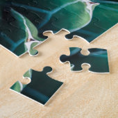 Grüner u. weißer Succulent Puzzle (Seite)