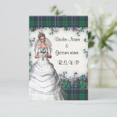 Grüner UAWG RSVP Karte (Stehend Vorderseite)