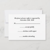 Grüner UAWG RSVP Karte (Rückseite)