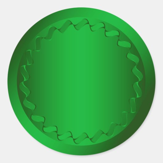 Grüner Umschlag Aufkleber (Vorderseite)