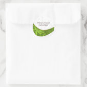 grüner Umschlag Aufkleber (Tasche)