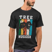 Grüner Umweltschützer Baum Hugger T-Shirt (Vorderseite)
