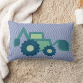 Grüner und blauer Grabmesser Lendenkissen (Decke)