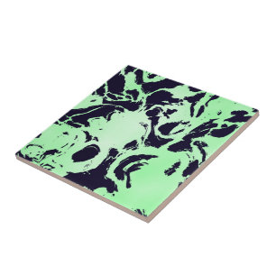 Grüner und blauer Marmor Fliese