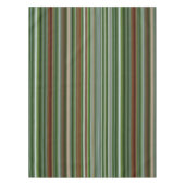 Grüner und brauner Streifen Tischdecke (Vorderseite)