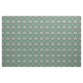Grüner und elfenbeinfarbener Stoff im viktorianisc (Fat Quarter (45,7 x 55,9 cm))
