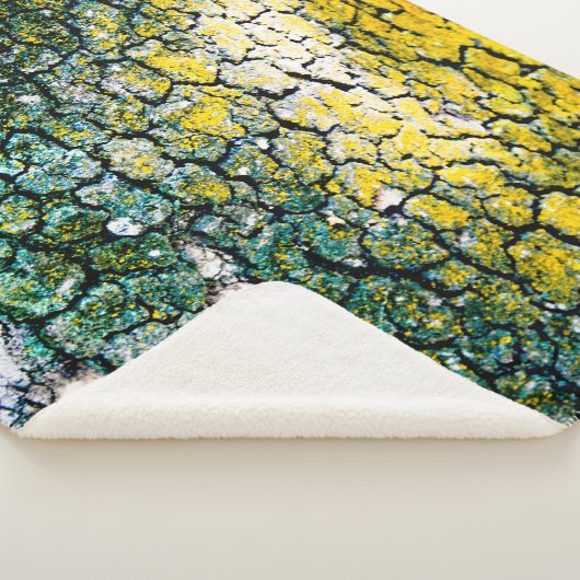 Grüner und gelber Abstrakter Baum Sherpadecke (3/4)