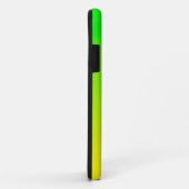 Grüner und gelber Neonverlauf Case-Mate iPhone Hülle (Hinten/Rechts)