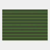 Grüner und goldener Weihnachtsbaum Geschenkpapier Set (Vorderseite 3)